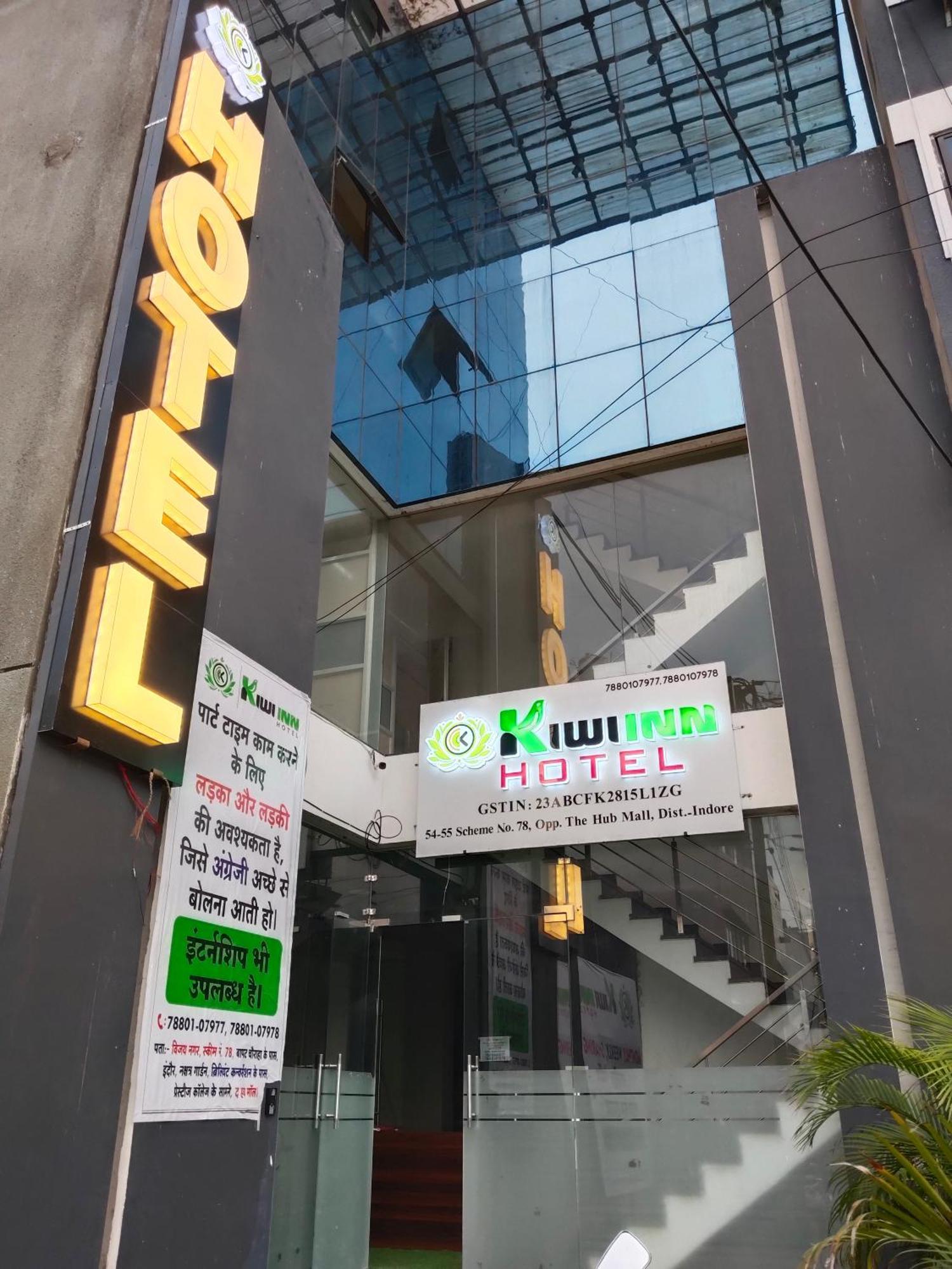 Hotel Kiwi Inn Vijaynagar Scheme 78 Indore Eksteriør billede
